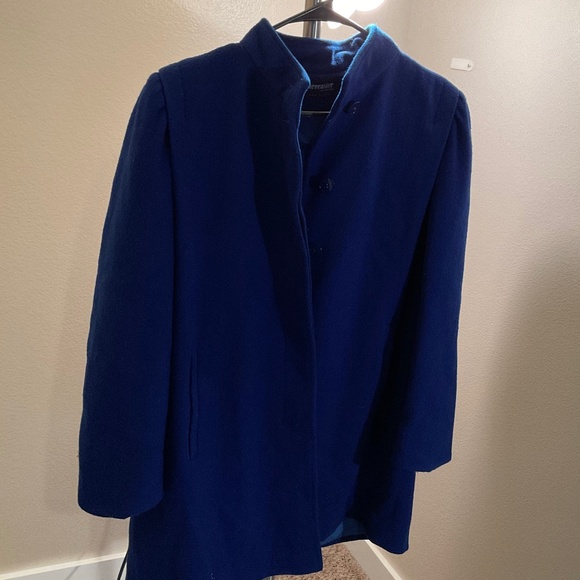 Blue Jason Cole Coat Size Medium - Picture 2 of 3